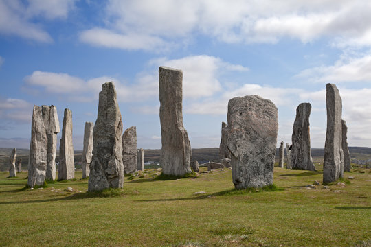 Callanish standing stones . Isle of Lewis, Scotland.