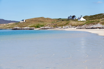 Scottish sandy beach on a bright day - 60611625
