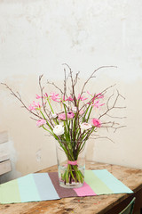 Spring flower decoration