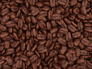 Heap of Coffee Beans
