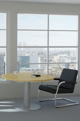 Modern urban office room