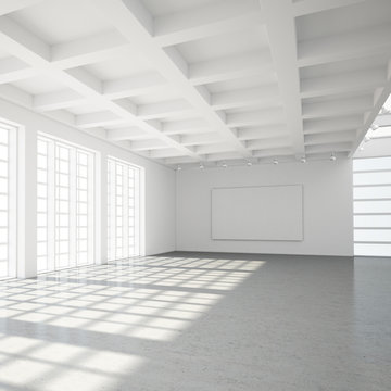 Empty modern loft