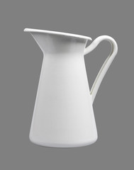 Iron white jag with clipping path