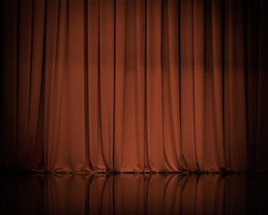 curtain or drapes brown background - obrazy, fototapety, plakaty