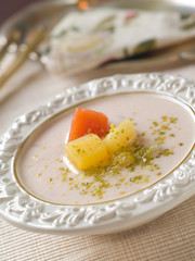 Dessert soup