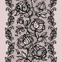 Template frame design for card. Lace Doily.