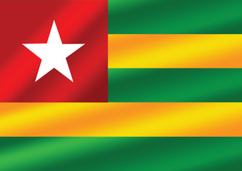 Togo flag themes idea design