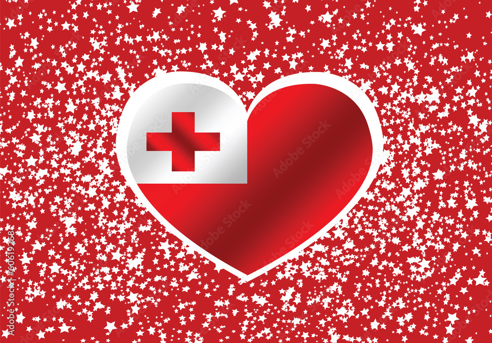 Poster tunisia flag themes idea design