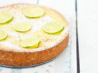lime and rice cake