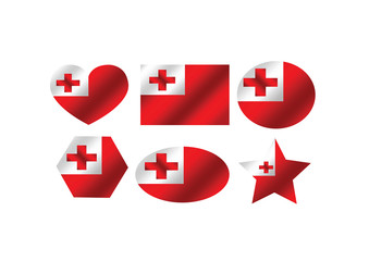 Tonga Flag themes idea design