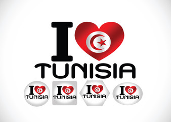 Tunisia Flag themes idea design
