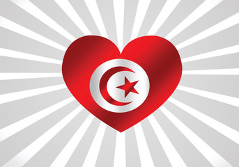 Tunisia Flag themes idea design