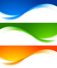 Set of colorful banners