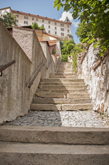 Fototapeta premium Stairs to the castle