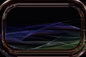 fantastic illustrated glass background object