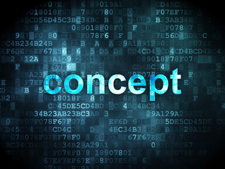 Fototapeta premium Marketing concept: Concept on digital background