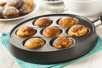Homemade Aeblskiver Danish Pancake