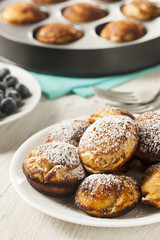 Homemade Aeblskiver Danish Pancake