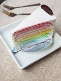 Rainbow Crape cake