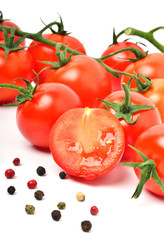 Cherry tomatoes and pepper