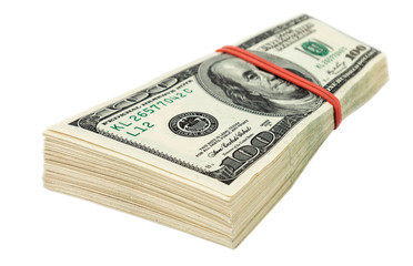 Stack of Ten Thousand Dollar Piles of One Hundred Dollar Bills I