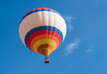 Multicolored Balloon in the blue sky