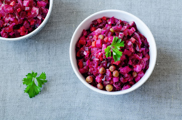 vinaigrette, Russian salad