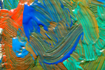 Abstract art backgrounds. Hand-painted background. SELF MADE.