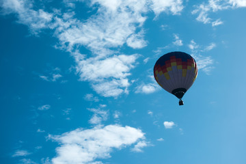 Multicolored Balloon in the blue sky