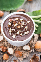 Fresh made Hazelnut Cream