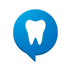 Comic balloon with icon