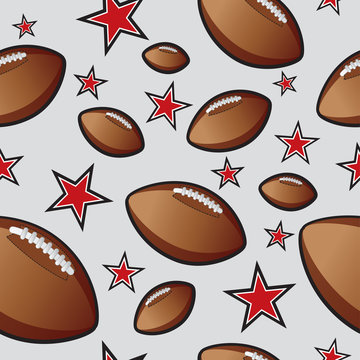 Football Seamless Pattern