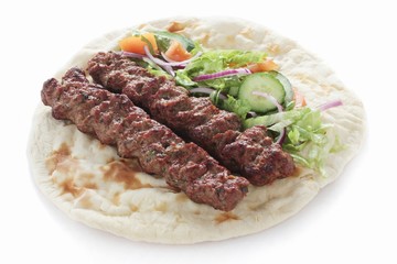 shish kofta kofte kebab naan sandwich