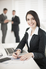 Businesswoman in meeting