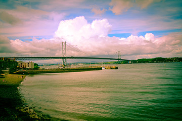 The Forth Road Bridge, Queensferry, Scotland