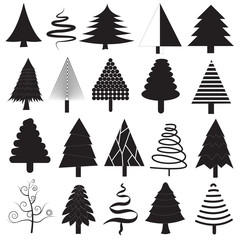 Christmas Trees Vector Collection