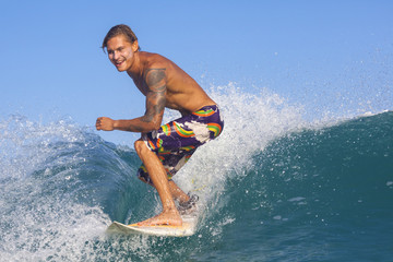 Surfing a wave