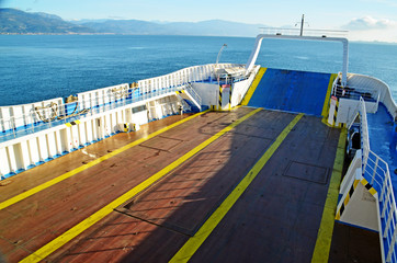 Obraz premium ship empty inside