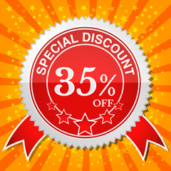 Special Discount 35% Off.