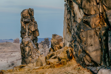 Teufelmauer bei Thale im Harz