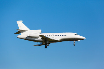 white private jet