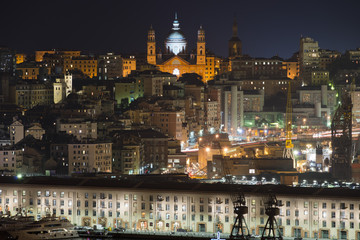 Fototapeta na wymiar Cityscape of Genoa