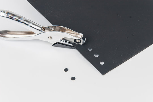 Office Puncher Unit isolated on white background