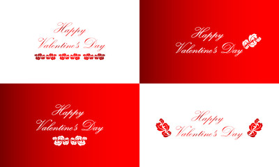 Valentines Day greeting cards