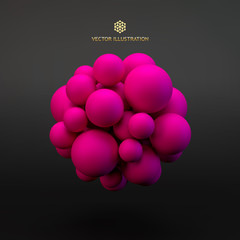 3D concept illustration. Vector template.