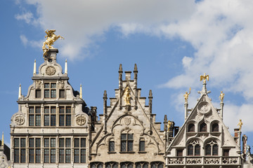 Fototapeta na wymiar Antwerp Guild houses