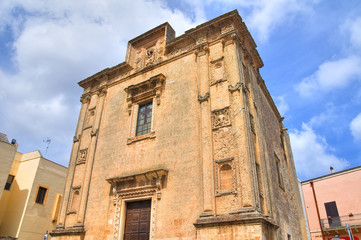 Fototapeta na wymiar Kościół św Michele Arcangelo. Tricase. Apulia. Włochy.