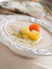 Dessert soup