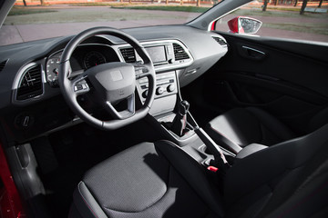 Fototapeta premium Dashboard in modern car