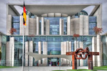 Naklejka premium Hauptfassade Bundeskanzleramt